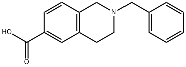 2-BENZYL-1,2,3,4-TETRAHYDROISOQUINOLINE-6-CARBOXYLIC ACID 구조식 이미지