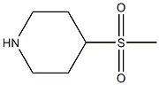 4-(METHYLSULFONYL)PIPERIDINE Structure