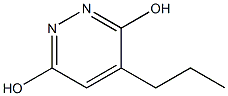 4-PROPYL-PYRIDAZINE-3,6-DIOL Structure