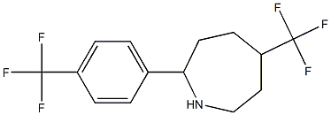 5-(TRIFLUOROMETHYL)-2-[4-(TRIFLUOROMETHYL)PHENYL]AZEPANE Structure