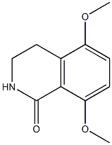 5,8-DIMETHOXY-3,4-DIHYDROISOQUINOLIN-1(2H)-ONE 구조식 이미지