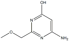 6-AMINO-2-(METHOXYMETHYL)PYRIMIDIN-4-OL 구조식 이미지