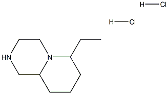 6-ETHYLOCTAHYDRO-2H-PYRIDO[1,2-A]PYRAZINE DIHYDROCHLORIDE Structure