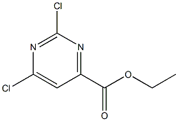 ETHYL 2,6-DICHLOROPYRIMIDINE-4-CARBOXYLATE 구조식 이미지