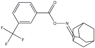 2-({[3-(trifluoromethyl)benzoyl]oxy}imino)adamantane Structure