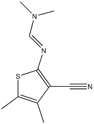 N'-(3-cyano-4,5-dimethylthien-2-yl)-N,N-dimethylimidoformamide Structure