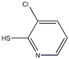 3-chloro-2-pyridinethiol Structure