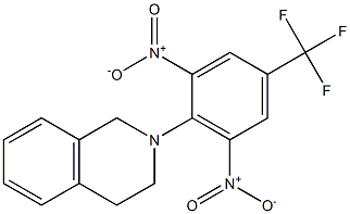 2-[2,6-dinitro-4-(trifluoromethyl)phenyl]-1,2,3,4-tetrahydroisoquinoline Structure