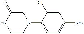 4-(4-amino-2-chlorophenyl)piperazin-2-one Structure