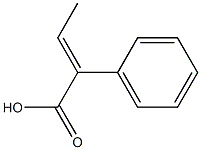 2-phenylbut-2-enoic acid 구조식 이미지