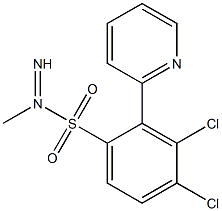 N1-imino(2-pyridyl)methyl-3,4-dichlorobenzene-1-sulfonamide 구조식 이미지