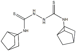 N1,N2-dibicyclo[2.2.1]hept-2-ylhydrazine-1,2-dicarbothioamide Structure