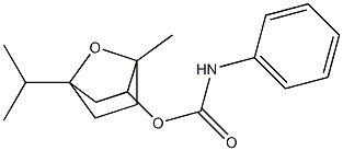 4-isopropyl-1-methyl-7-oxabicyclo[2.2.1]hept-2-yl N-phenylcarbamate 구조식 이미지