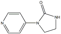 1-(4-pyridinyl)tetrahydro-2H-imidazol-2-one Structure