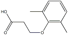 3-(2,6-dimethylphenoxy)propanoic acid 구조식 이미지