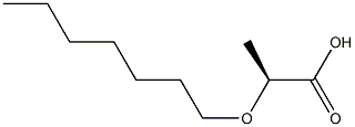 (2S)-2-(heptyloxy)propanoic acid 구조식 이미지