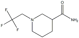 1-(2,2,2-trifluoroethyl)piperidine-3-carboxamide 구조식 이미지