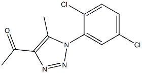 1-[1-(2,5-dichlorophenyl)-5-methyl-1H-1,2,3-triazol-4-yl]ethan-1-one 구조식 이미지