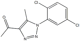 1-[1-(2,5-dichlorophenyl)-5-methyl-1H-1,2,3-triazol-4-yl]ethan-1-one Structure