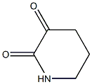 tetrahydro-2,3-pyridinedione 구조식 이미지