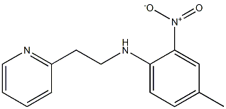 N1-[2-(2-pyridyl)ethyl]-4-methyl-2-nitroaniline Structure