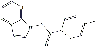 4-methyl-N-(1H-pyrrolo[2,3-b]pyridin-1-yl)benzenecarboxamide 구조식 이미지