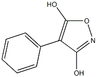 4-phenylisoxazole-3,5-diol 구조식 이미지