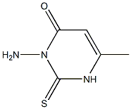 3-amino-6-methyl-2-thioxo-1,2,3,4-tetrahydropyrimidin-4-one Structure