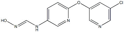 N-{6-[(5-chloropyridin-3-yl)oxy]pyridin-3-yl}-N'-hydroxyiminoformamide 구조식 이미지