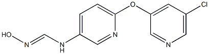 N-{6-[(5-chloropyridin-3-yl)oxy]pyridin-3-yl}-N'-hydroxyiminoformamide Structure