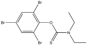 2,4,6-tribromophenyl (diethylamino)methanethioate Structure