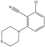 2-chloro-6-(1,4-thiazinan-4-yl)benzonitrile 구조식 이미지