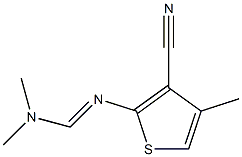 N'-(3-cyano-4-methyl-2-thienyl)-N,N-dimethyliminoformamide 구조식 이미지