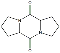 perhydrodipyrrolo[1,2-a:1,2-d]pyrazine-5,10-dione Structure