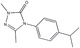 4-(4-isopropylphenyl)-2,5-dimethyl-2,4-dihydro-3H-1,2,4-triazol-3-one 구조식 이미지