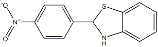 2-(4-nitrophenyl)-2,3-dihydro-1,3-benzothiazole 구조식 이미지