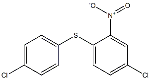 4-chloro-1-[(4-chlorophenyl)thio]-2-nitrobenzene 구조식 이미지