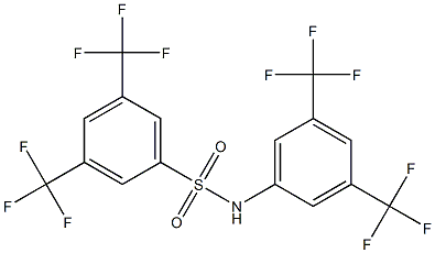 N1-[3,5-di(trifluoromethyl)phenyl]-3,5-di(trifluoromethyl)benzene-1-sulfonamide Structure