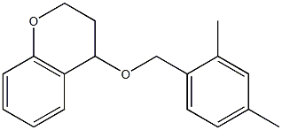 4-[(2,4-dimethylbenzyl)oxy]chromane Structure
