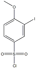 3-iodo-4-methoxybenzenesulfonyl chloride 구조식 이미지