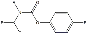 4-fluorophenyl N-trifluoromethylcarbamate 구조식 이미지