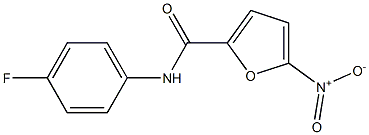 N2-(4-fluorophenyl)-5-nitro-2-furamide 구조식 이미지