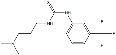 N-[3-(dimethylamino)propyl]-N'-[3-(trifluoromethyl)phenyl]thiourea 구조식 이미지