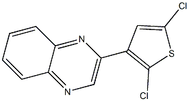 2-(2,5-dichloro-3-thienyl)quinoxaline Structure