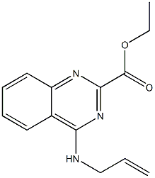 ethyl 4-(allylamino)-2-quinazolinecarboxylate 구조식 이미지