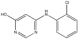 6-(2-chloroanilino)pyrimidin-4-ol 구조식 이미지