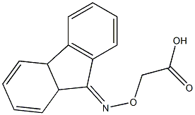 {[(9E)-4a,9a-dihydro-9H-fluoren-9-ylideneamino]oxy}acetic acid Structure