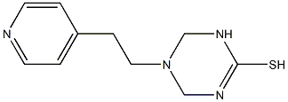 5-[2-(4-pyridyl)ethyl]-1,4,5,6-tetrahydro-1,3,5-triazine-2-thiol Structure