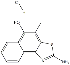 2-amino-4-methylnaphtho[1,2-d][1,3]thiazol-5-ol hydrochloride Structure