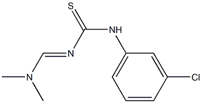 N-(3-chlorophenyl)-N'-[(dimethylamino)methylidene]thiourea Structure